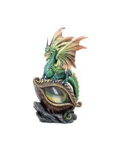 Geode Keepers set of 4 light-up dragon crystal figurines