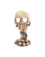 Aged Pentagram Skull 18.8cm