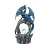 Frostwing's Gateway Figurine Blue Dragon Crystal Light Up Ornament