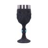 Night Wolf Black Gothic Animal Goblet 19.5cm