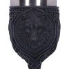 Night Wolf Black Gothic Animal Goblet 19.5cm