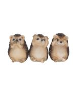 Three Wise Highland Cow Figurines 9.6cm