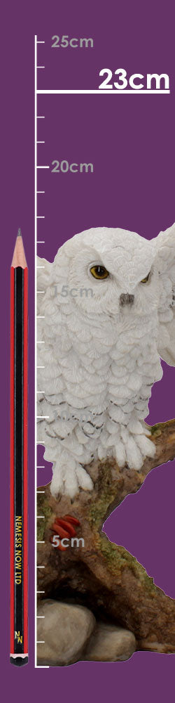 Snowy Rest Beautiful Snowy Owl Figure 38cm