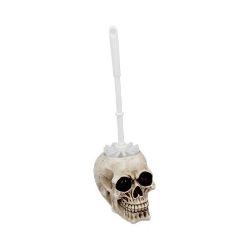 Brush with Death Skull Toilet Brush Holder 16.4cm