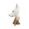Wild Winter White Wolf Bust 27.5cm