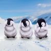 See No, Hear No, Speak No Evil Emperor Penguin Chick Figurines