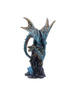 Geode Guard Green Dragon Sphere Crystal Figurine