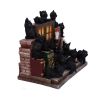 The Witches Litter Display of 36 Black Cat Familiars with a Decorated Stand