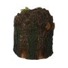 Arboreal Hatchling Green Dragon in Tree Trunk Light Up Figurine