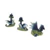 Triple Trouble Small Set of Three Dragon Infant Ornaments