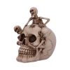 Breaking Free Skeleton Emerging from Skull Ornament 17.7cm