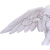 White Angels Offering Kneeling Caped Angel Figurine