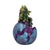 Geode Guard Green Dragon Sphere Crystal Figurine