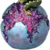 Geode Guard Green Dragon Sphere Crystal Figurine