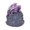 Crystalline Protector Purple Dragon Geode Backflow Incense Burner