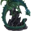 Clifftop Keeper Green Dragon Figurine 21cm