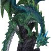 Clifftop Keeper Green Dragon Figurine 21cm
