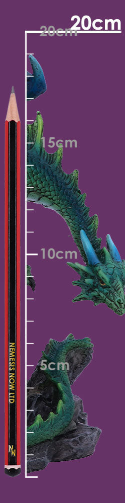 Clifftop Keeper Green Dragon Figurine 21cm