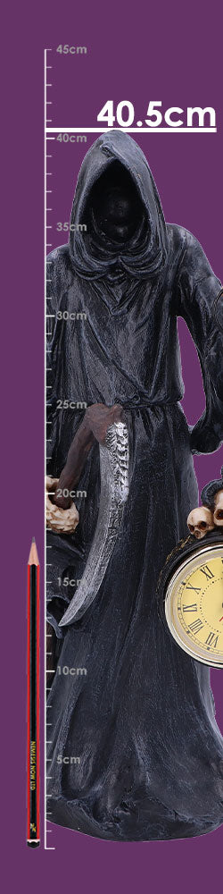 Reaper Holding Clock Figurine 39.5cm
