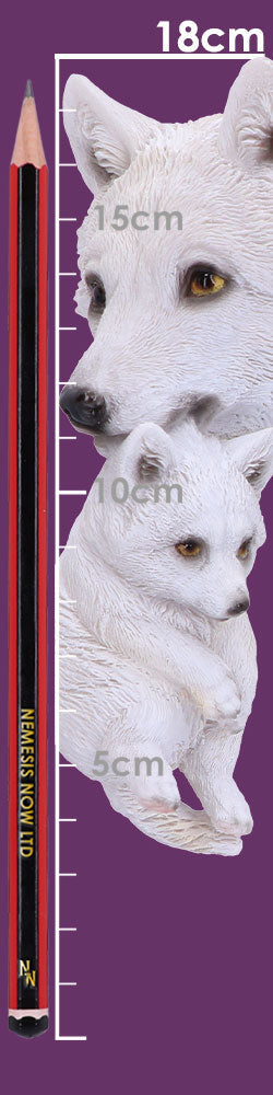Winter Bond Mother Wolf and Pup Figurine 30cm