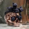 Reapers Feline Lantern Grim Reaper Cat Figurine 18.5cm