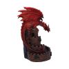 Crimson Keep Red Dragon Backflow Incense Burner 22cm
