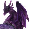 Guardian of the Geode Purple Dragon Figurine 11.5cm
