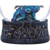Dragon Storm Gothic Snow Globe 10cm