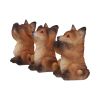 Three Wise Foxes Figurines 8.5cm