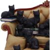 Couch Clowder with 48 Display Cats 22cm