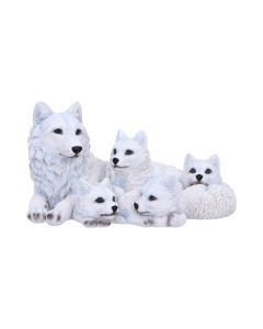 Sleepy Pups Wolf Cubs Figurine 14cm