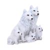 Protected Pups Wolf and Cubs Figurine