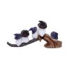 Feathered Owls on Broomstick Figurine 26cm