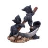 Mischievous Baby Reapers and Scythe Ornament