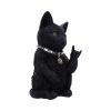 Metallicat Black Cat Throwing Rock Hand Sign