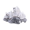 Winter Litter White Wolf Ornament