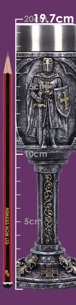Galant Medieval Knight Metallic Goblet