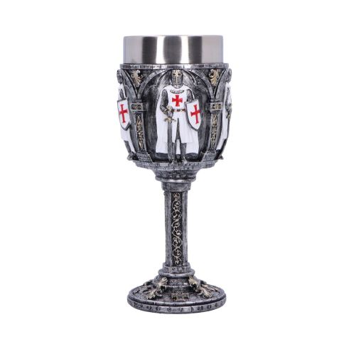 Valiant Medieval Knight Architectural Goblet
