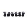 Cat Crusaders (Set of 6) – Fierce Warrior Cat figurines with Unique Poses