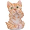 Three Wise Ginger Cats Figurines (Set of 3) – See No, Hear No , Speak No Cats