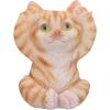 Three Wise Ginger Cats Figurines (Set of 3) – See No, Hear No , Speak No Cats