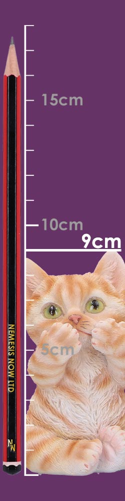 Three Wise Ginger Cats Figurines (Set of 3) – See No, Hear No , Speak No Cats