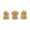 Three Wise Golden Labradors Figurines (Set of 3)