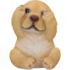 Three Wise Golden Labradors Figurines (Set of 3)