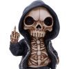 Flip the Bird – A Bold and Rebellious Street Art Inspired Reaper Figurine