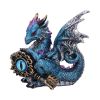 Keeper of the Key (Blue) – A Majestic Dragon Figurine