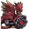 Keeper of the Key (Red) – Dragon Guardian Figurine