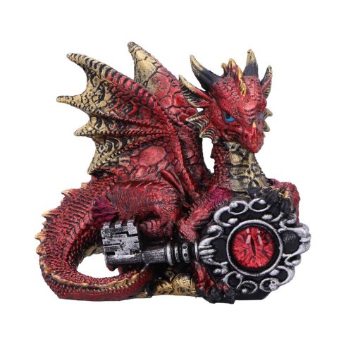 Keeper of the Key (Red) – Dragon Guardian Figurine