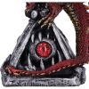 Guardians Gaze – The Fierce Flame Dragon Sentinel Figurine