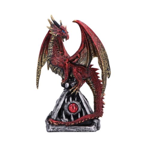Guardians Gaze – The Fierce Flame Dragon Sentinel Figurine